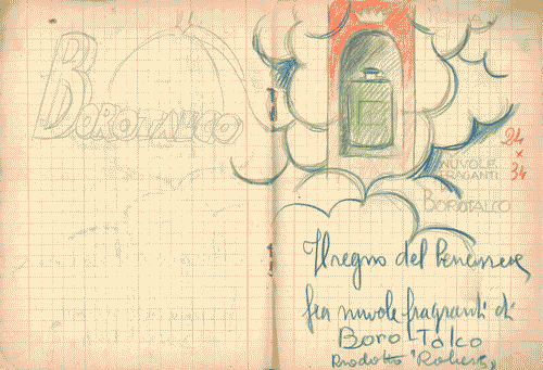 Image for Bozzetto per pubblicità "Borotalco Roberts"