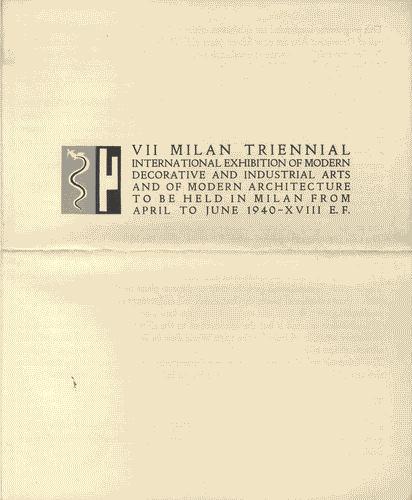 Image for Pieghevole dell'Esposizione con logo rivisitato di Enrico Ciuti