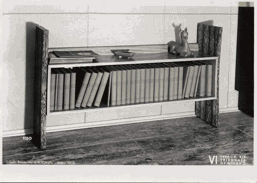 Image for VI Triennale - Mostra dell'arredamento - Stanza di soggiorno di Antonio Cassi-Ramelli e Paolo Buffa - Piccola libreria