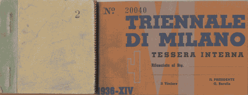 Image for Blocchetto tessere interne di colore arancione, con logo rivisitato