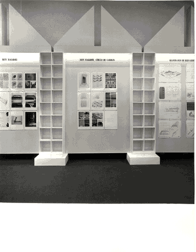 Image for XVI Triennale - Terzo ciclo - La sistemazione del design - L'interno dopo la forma dell'utile (concorso) - Pannello di Bepi Maggiori e Chicco De Carolis