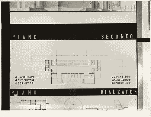 Image for V Triennale - Mostra internazionale di architettura moderna - I° galleria dell'Italia - Progetti di edifici tipici - Edifici sociali - Casa dei balilla e delle piccole italiane di Cesare Scoccimarro