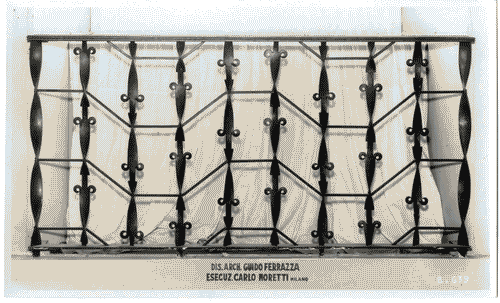 Image for Balaustra in ferro battuto sullo scalone d'onore