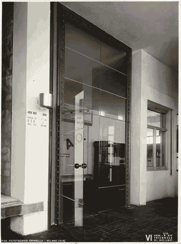 Image for VI Triennale - Padiglione nel parco Sempione - Sistemi costruttivi e materiali edilizi - Sezione delle porte