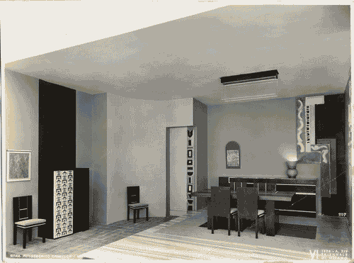 Image for VI Triennale - Mostra dell'arredamento - Sala da pranzo di Mario Sironi