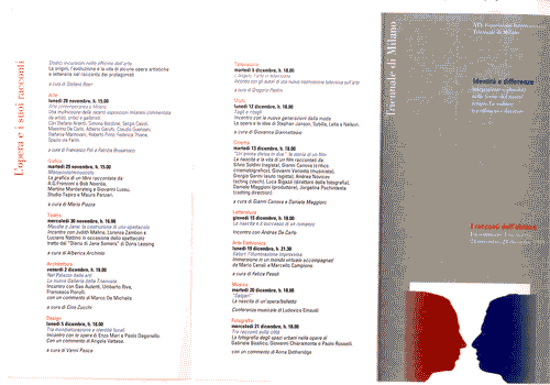 Image for Invito per "I racconti dell'abitare. Un seminario. Una mostra", nell'ambito della XIX Triennale "Identità e differenze"