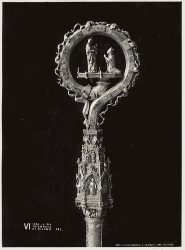 Image for VI Triennale - Mostra dell'antica oreficeria italiana - Vetrina XI. Oreficerie sacre e tre pastorali - Baculo pastorale