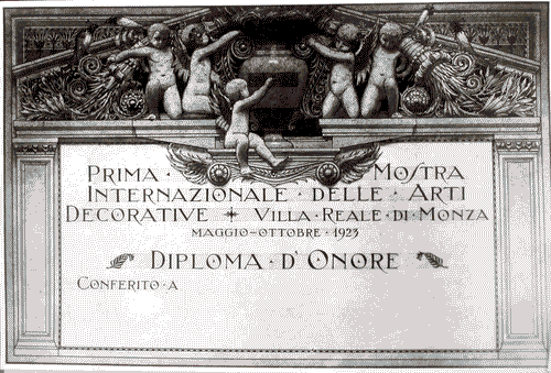 Image for I Biennale - Diploma d'onore