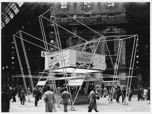 Image for VIII Triennale - Pubblicità - Galleria Vittorio Emanuele - Struttura pubblicitaria dell'VIII Triennale