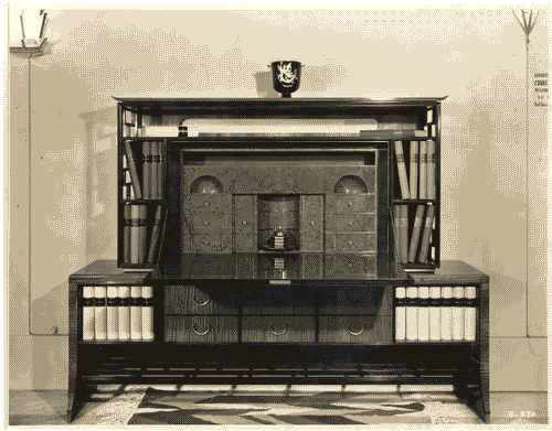 Image for IV Triennale - Galleria dell'illuminazione - Libreria-scrivania di Paolo Buffa