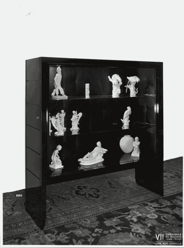 Image for VII Triennale - Galleria dell'arredamento - Seconda parte - Sala di esposizione - Vetrina in mogano