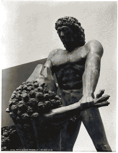 Image for VI Triennale - Padiglione nel parco Sempione - Passerella di accesso - Giuseppe Pagano - Bronzo "Anno quattordicesimo" di Arturo Martini