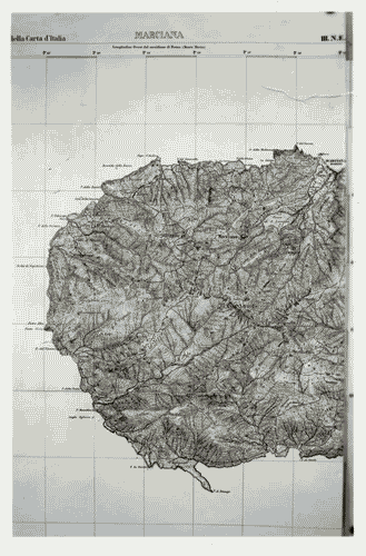 Image for VII Triennale - Sala del piano turistico dell'isola d'Elba - Carta topografica dell'Isola dell'Elba