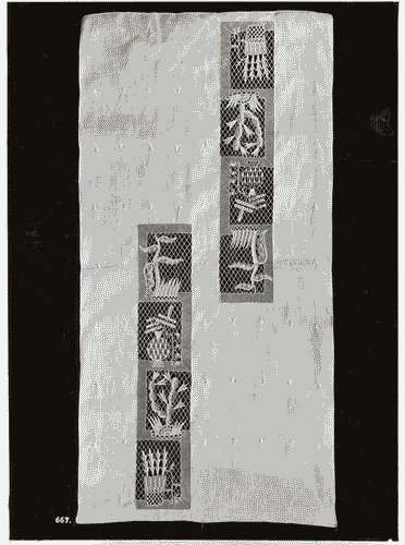 Image for V Triennale - Arti decorative e industriali - Tessuti-pizzi-ricami - Tovaglia con inserti in merletto a fuselli