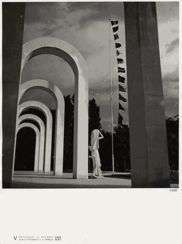 Image for V Triennale - Piazzale d'onore - Archi ornamentali di Mario Sironi