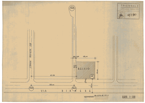 Image for Aree per partecipazioni straniere al QT8 in occasione della IX Triennale. Sezione del Belgio