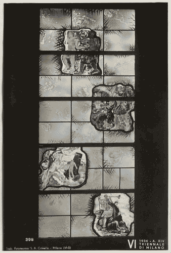 Image for VI Triennale - Galleria delle arti decorative e industriali - Vetrata dipinta