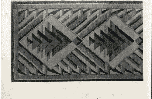 Image for IV Triennale - Galleria dei tessuti - Tappeto di Rosa Loiacono