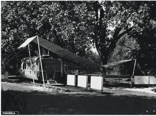 Image for X Triennale - Parco Sempione - Mostra dell'architettura in movimento - Parco ferroviario - Elemento del treno "Talgo"