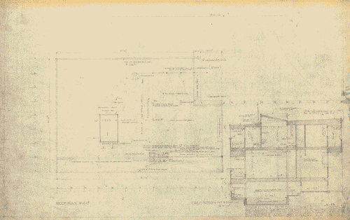 Image for Architettura ospedaliera. Lovell Health House, LA. Tetto. Annotazioni manoscritte