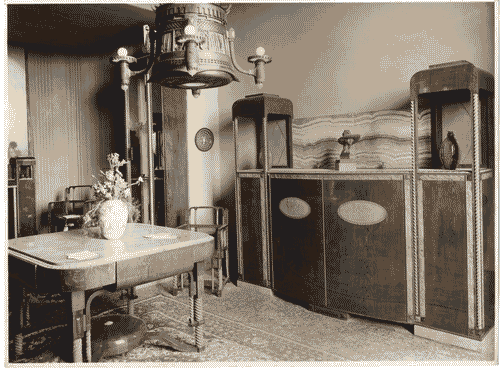 Image for II Biennale - Sezione lombarda - Sala da pranzo del mobilificio Ratti di Monza