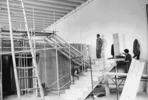 Image for VIII Triennale - Palazzo dell'Arte - Lavori di allestimento - Unificazione, modulazione e industrializzazione nell'edilizia