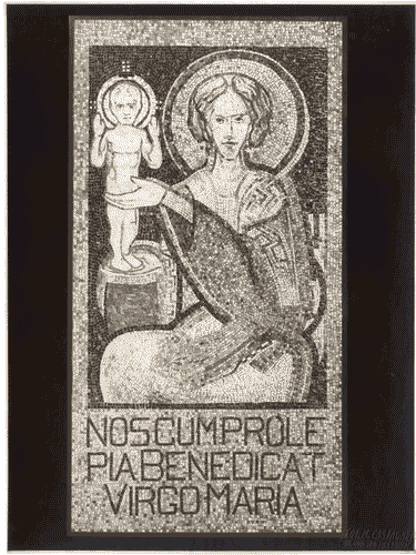 Image for II Biennale - Sezione della Germania - Galleria - "Madonna" mosaico di Jan Thorn-Prikker