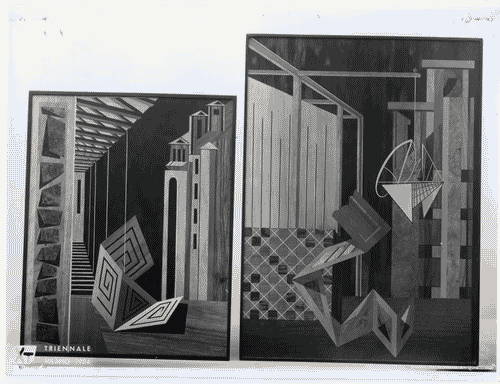 Image for X Triennale - Mostra internazionale delle scuole d'arte - Tarsie in legno- Francesco Scaini - Scuola statale d'Arte di Cantù