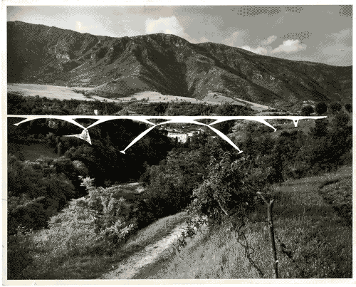 Image for Fotomontaggio con il Ponte sull'Astico
