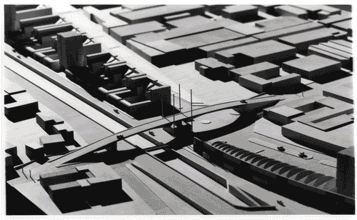 Image for Le città immaginate - Nove progetti per nove città. Sezione progettuale -Milano (Dalla ferrovia alla città: Bovisa, porta Vittoria, porta Genova) -Modello in scala del progetto per porta Genova di Pierluigi Nicolin