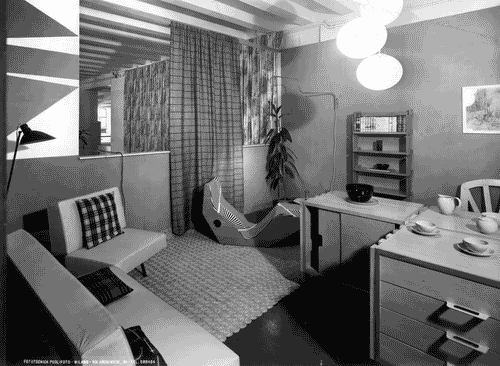 Image for X Triennale - Mostra della casa - Alloggio I.C.P.M. INA-CASA - Irenio Diotallevi - Vittorio Gregotti - Lodovico Meneghetti - Giotto Stoppino