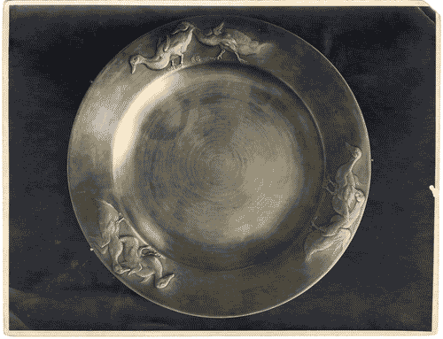 Image for II Biennale - Sezione romana - Vestibolo - Piatto in argento sbalzato di Renato Brozzi