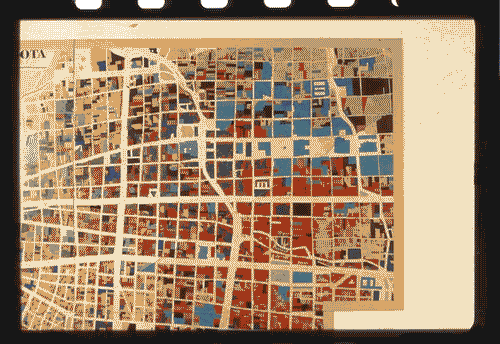 Image for XVII Triennale - Le città del mondo e il futuro delle metropoli - Partecipazioni internazionali - Sezione Colombia - Planimetria del piano zonale del centro di Bogotà, usi della terra