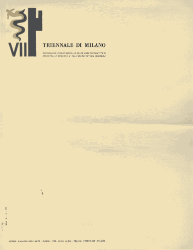 Image for Carta intestata (Mod. A-4 - VII), con logo rivisitato di Enrico Ciuti