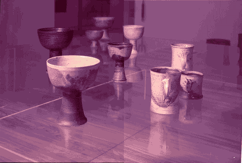 Image for XI Triennale - Sezione della Finlandia - Coppe in ceramica colorata - Kyllikki Salmenhaara