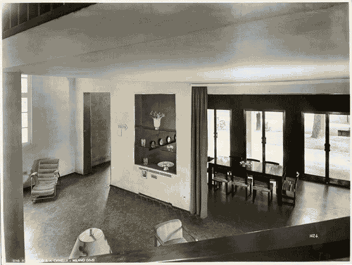 Image for V Triennale - Mostra dell'abitazione - Casa appenninica di Melchiorre Bega, Alberto Legnani e Giorgio Ramponi - Zona giorno