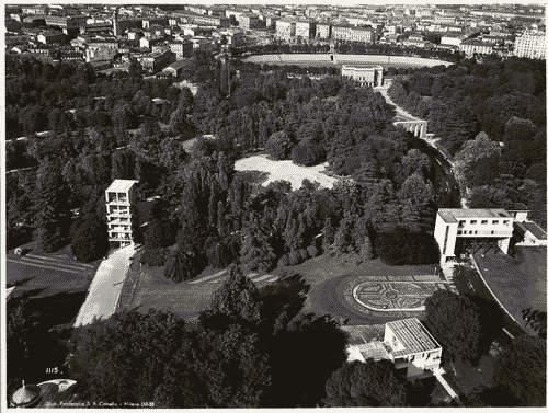 Image for V Triennale - Parco Sempione - Veduta panoramica dalla Torre Littoria
