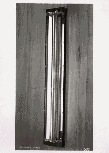 Image for VII Triennale - Mostra dei metalli e dei vetri - Sala Fontanarte - Lampada con prismi di cristallo di Pietro Chiesa