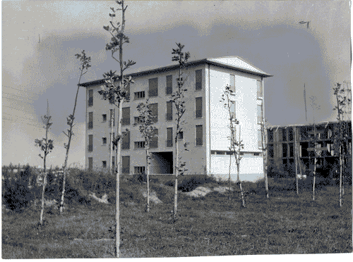 Image for IX Triennale - Quartiere sperimentale della Triennale di Milano (QT8) - Casa a quattro piani con sistema costruttivo Ciarlini