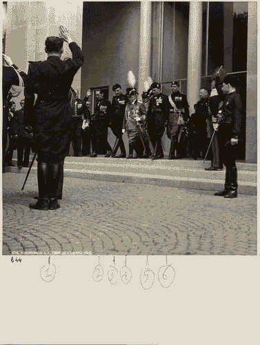 Image for VI Triennale - Inaugurazione - Visita del re d'Italia, Vittorio Emanuele III di Savoia - Carlo Alberto Felice - Giulio Barella - Giuseppe Pagano Pogatsching - Marino Parenti - Marcello Torsiello